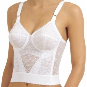 👄 RAGO Longline Wireless Expandable Cup Bra Retro Vintage Madmen
